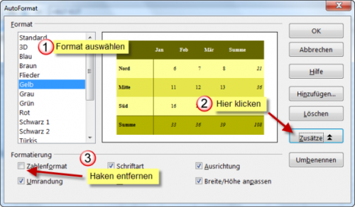 Autoformat-Assistent